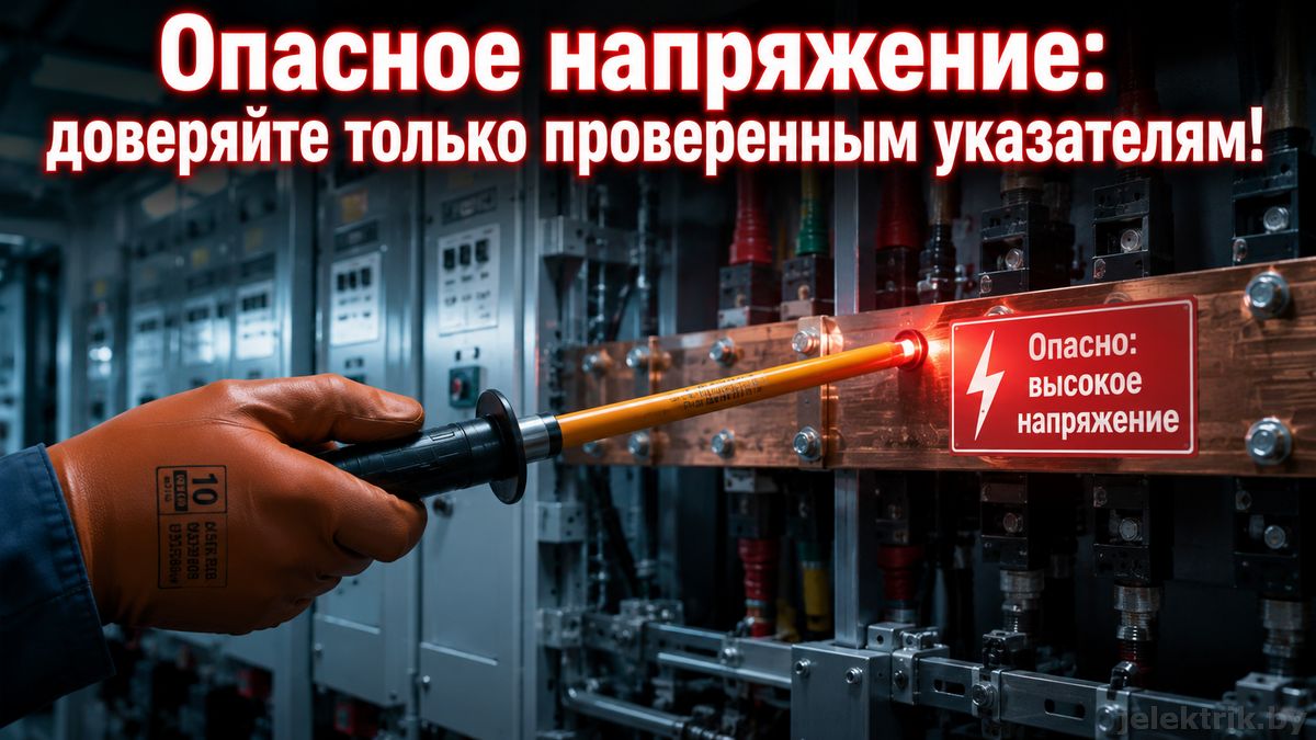 Испытание указателей напряжения УНН и УВН в Минске - электролаборатория